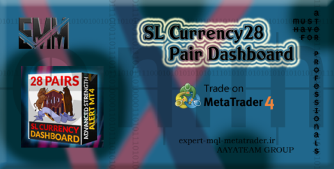 ربات معامله گر خودکار و استراتژی ساز SL Currency28 Pair Dashboard متاتریدر 4 فارکس سایت mql5.com