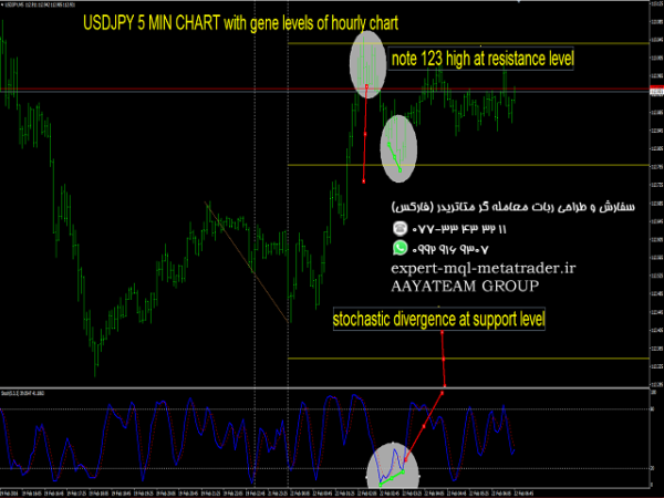 ربات معامله گر خودکار و استراتژی ساز GENE SWING FOREX LEVELS متاتریدر 4 فارکس سایت mql5.com