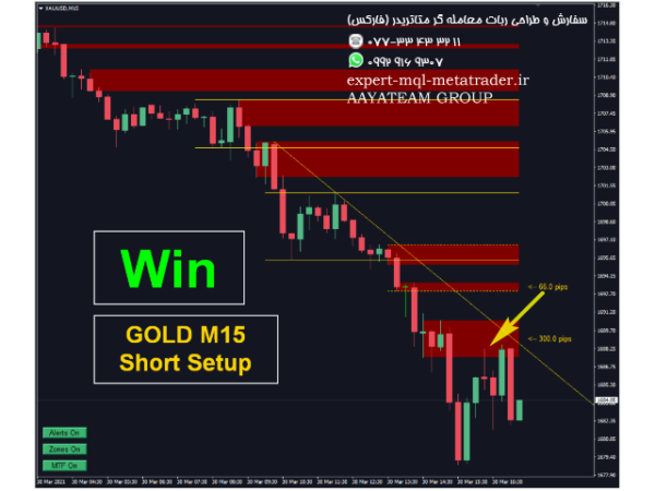 ربات معامله گر خودکار و استراتژی ساز MTF Supply Demand Zones متاتریدر 4 فارکس سایت mql5.com