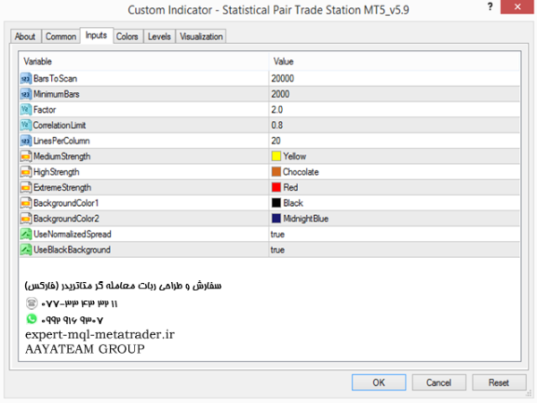 ربات معامله گر خودکار و استراتژی ساز Pair Trading Station MT4 متاتریدر 4 فارکس سایت mql5.com