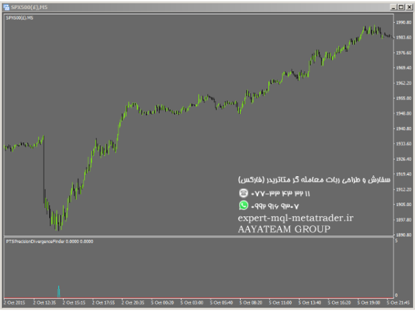 ربات معامله گر خودکار و استراتژی ساز PTS Precision Divergence Finder متاتریدر 4 فارکس سایت mql5.com