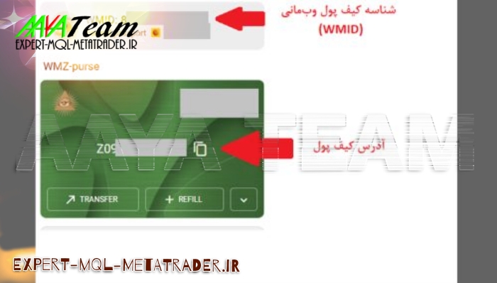 آموزش  نحوه واریز و برداشت وب‌مانی